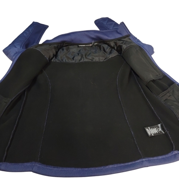 Swiss Tech Jacket Women's Purple Blue Knit ZIP Up Jacket Sz Medium - Picture 6 of 9
